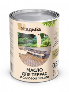 Масло для террас и садовой мебели У-437 (0,8л)