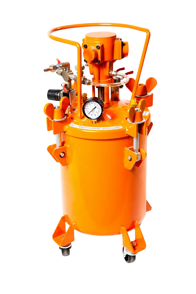 Красконагнетательный бак для краски с автоматической мешалкой 10л, 20тыс.р.