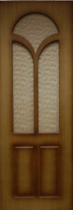 РАСПРОДАЖА дверь межкомнатная "Лотос" МДФ/натуральный шпон, цвет дуб СКИДКА 20%