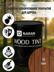 WOOD TINT Защитно-декоративное акриловое покрытие для дерева НАРАН